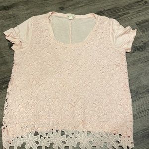 J Crew Lace Top